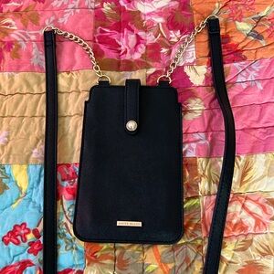 White House Black Market Cell Phone Carrier Crossbody Bag with back pocket